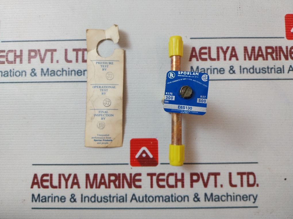 Sporlan E6S130 Electric General Purpose Valve
