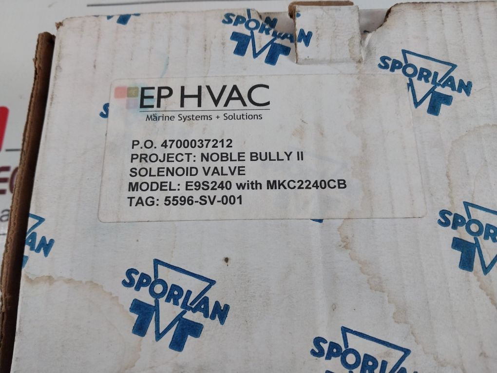 Sporlan E9S240 Solenoid Valve