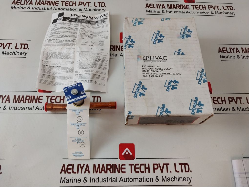 Sporlan E9S240 Solenoid Valve
