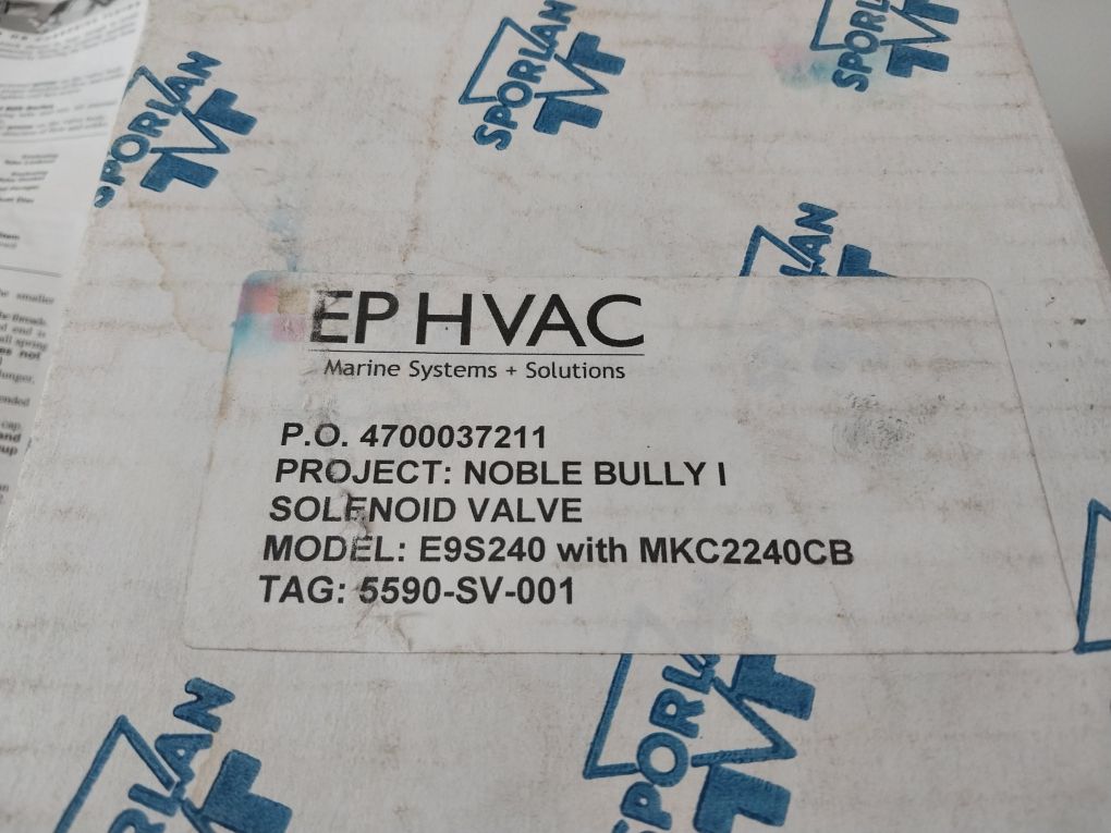 Sporlan E9S240 Solenoid Valve