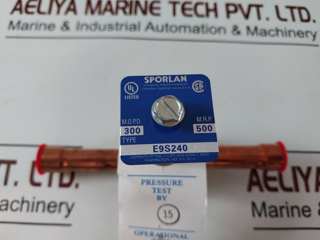 Sporlan E9S240 Solenoid Valve