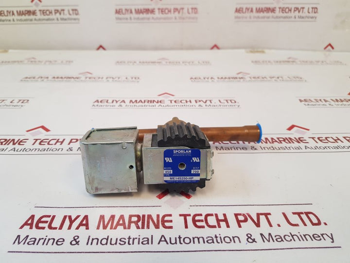Sporlan Me14S250-hp Solenoid Valve With Mkc-2 Solenoid Coil