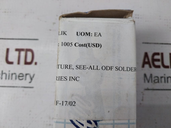 Sporlan Sa-14S See-all Moisture & Liquid Indicator 1/2 Odf Solder