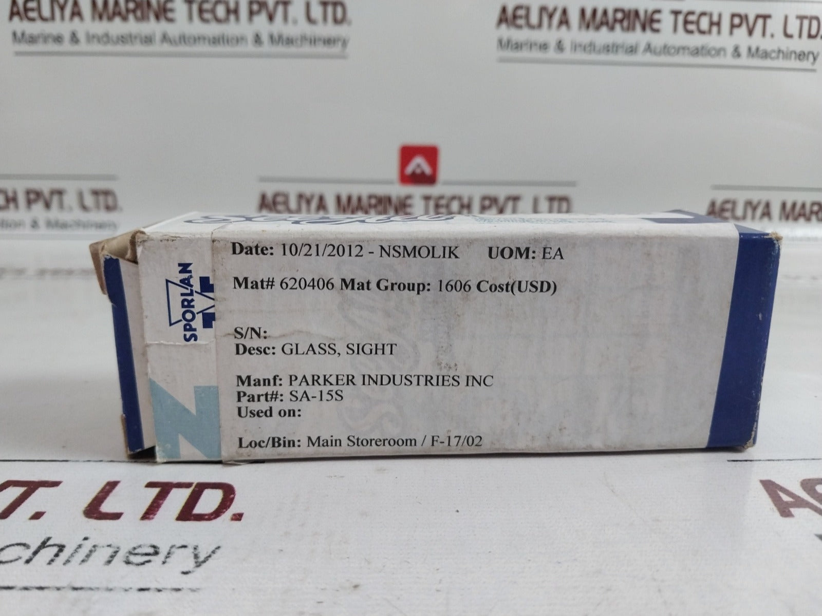 Sporlan Sa-15S Moisture & Liquid Indicator 5/8 Odf Solder Dry 2410 Wet