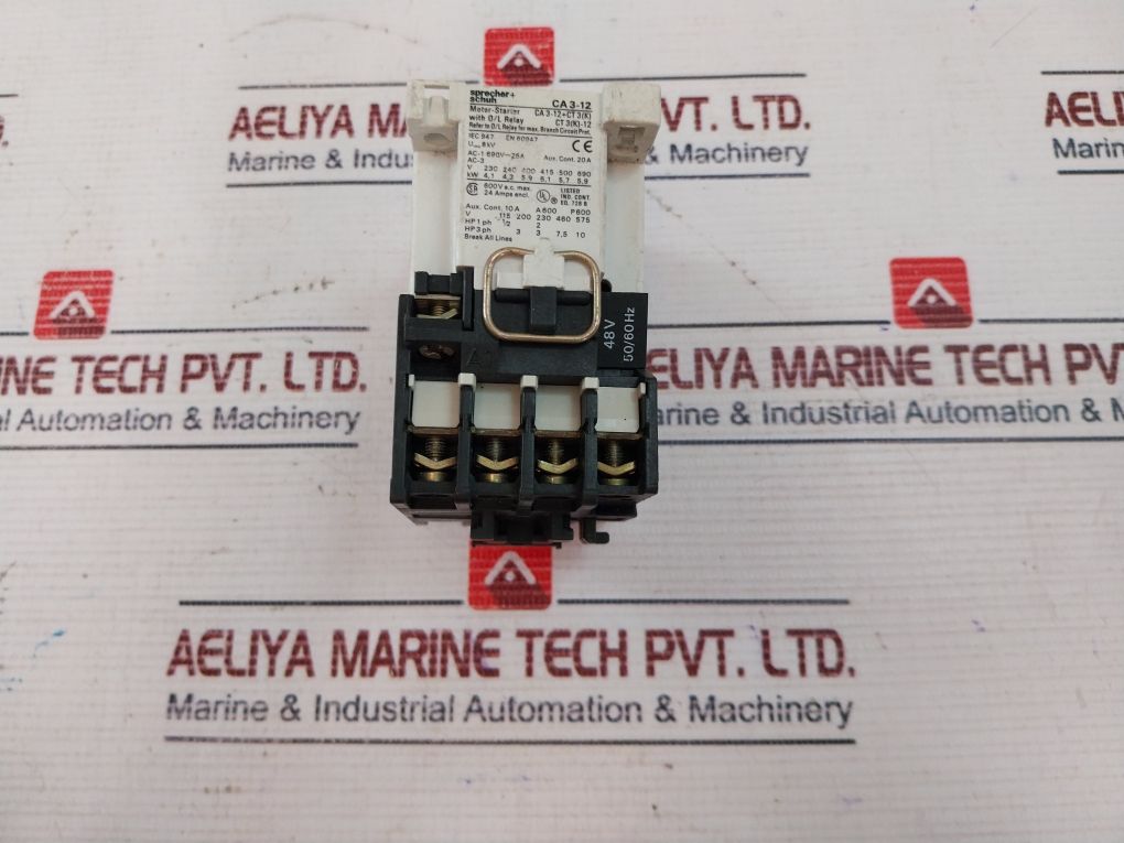 Sprecher+Schuh Ca3-12-10 Motor Starter Relay 690V Ac 25A