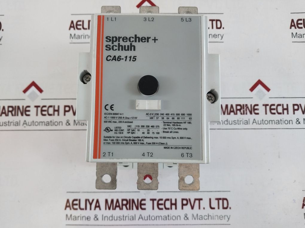 Sprecher+Schuh Ca6-115-11-480 Electrical Contactor