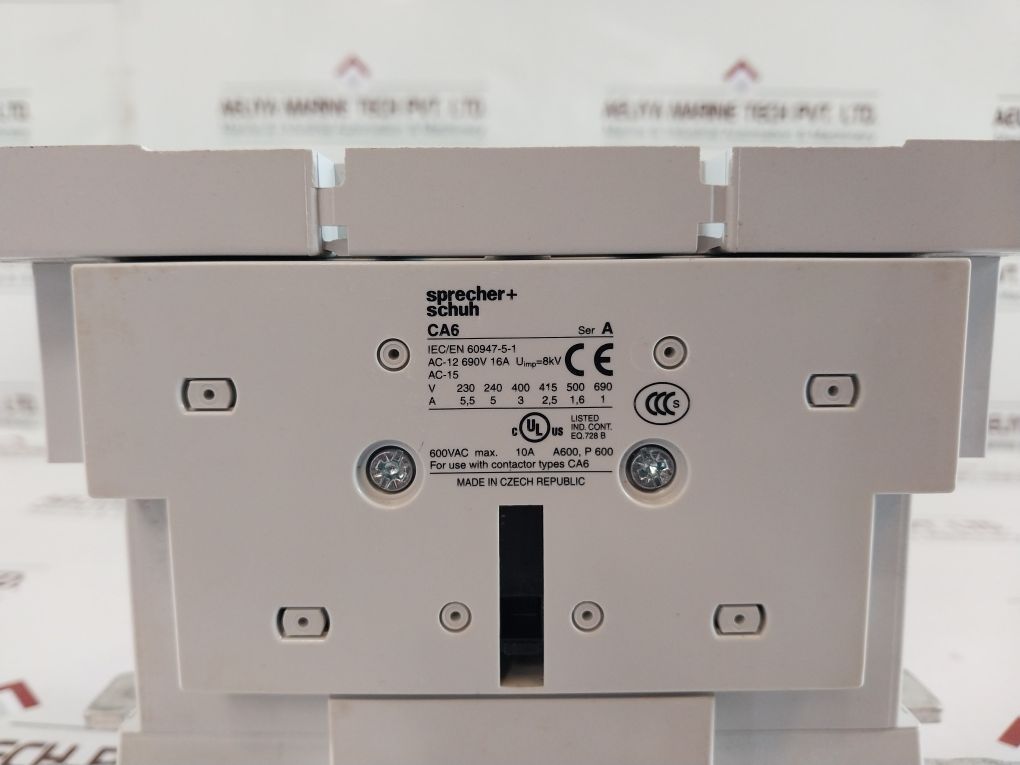 Sprecher+Schuh Ca6-115-11-480 Electrical Contactor