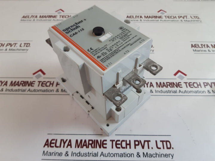 Sprecher+Schuh Ca6-115 Ser A Electrical Contactor With Base