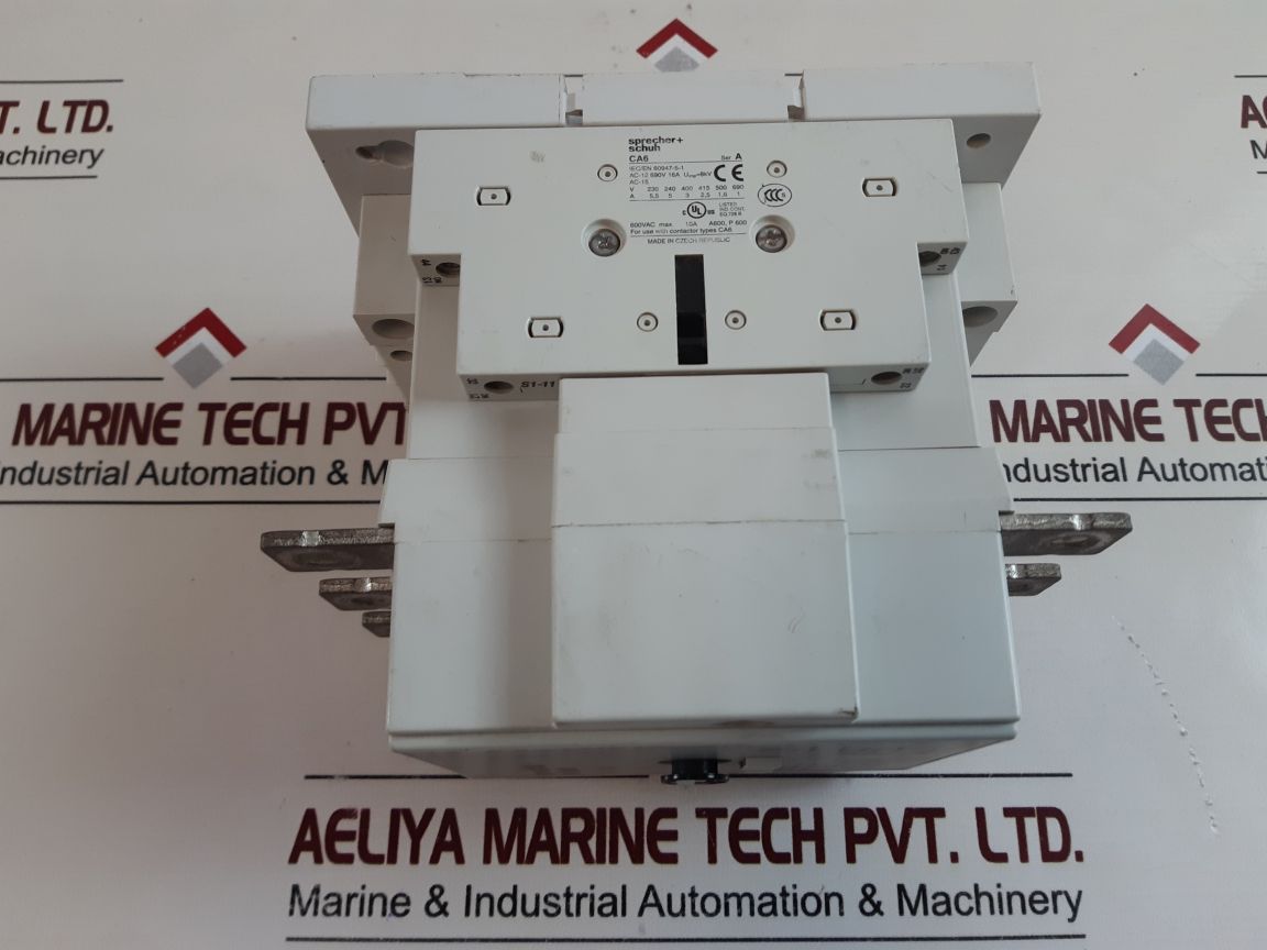 Sprecher+Schuh Ca6-115 Ser A Electrical Contactor With Base