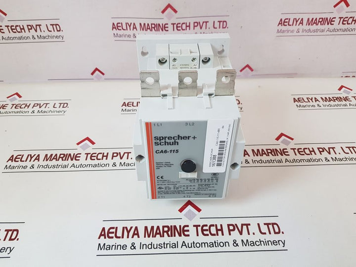 Sprecher+Schuh Ca6-115 Contactor