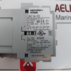 Sprecher Schuh Ca7-9-10 Contactor Ca7-9-10-120
