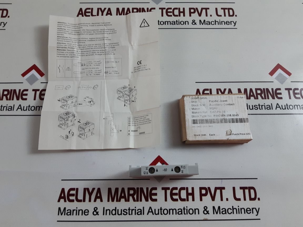 Sprecher+Schuh Ca7-pa Auxilliary Contact
