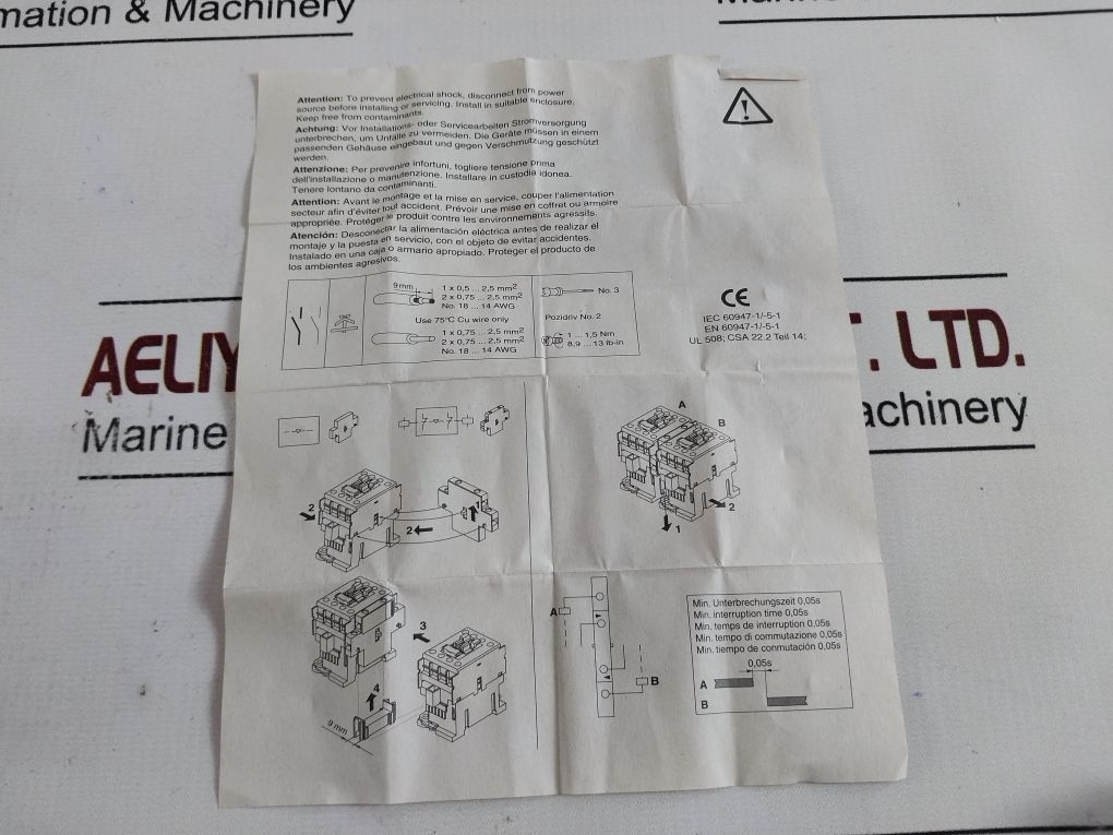 Sprecher+Schuh Ca7-pa-11 Auxiliary Contacts Side Mount