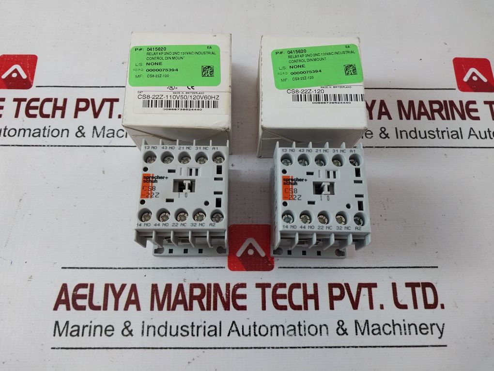 Sprecher Schuh Cs8-22Z Control Relay
