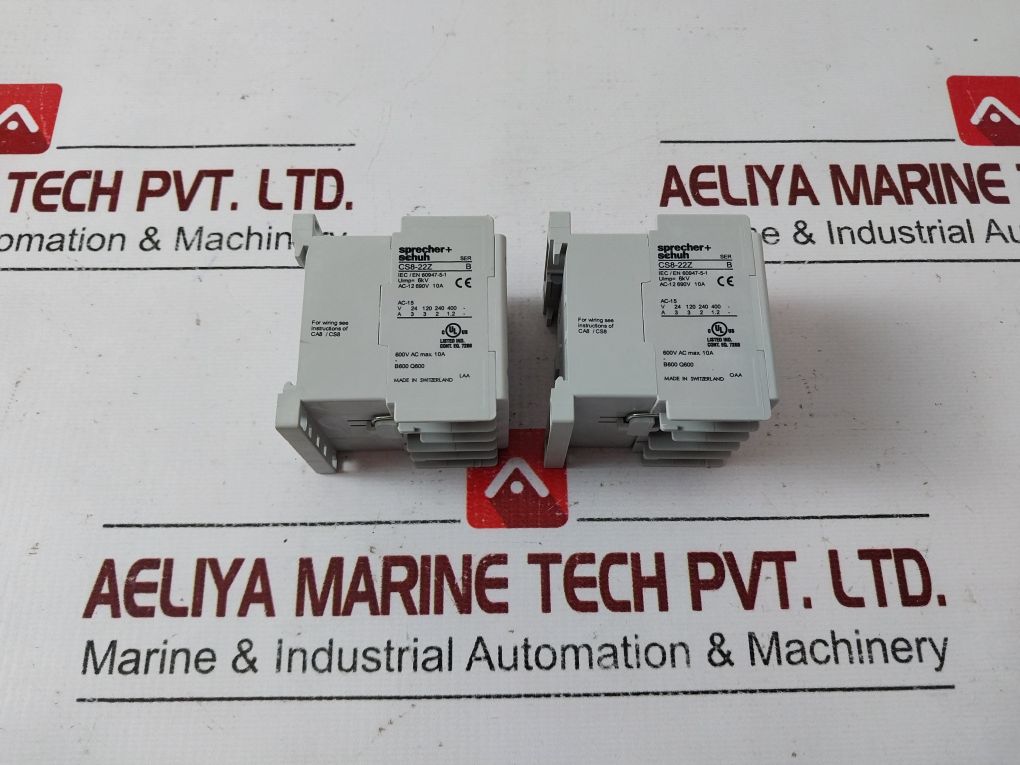 Sprecher Schuh Cs8-22Z Control Relay