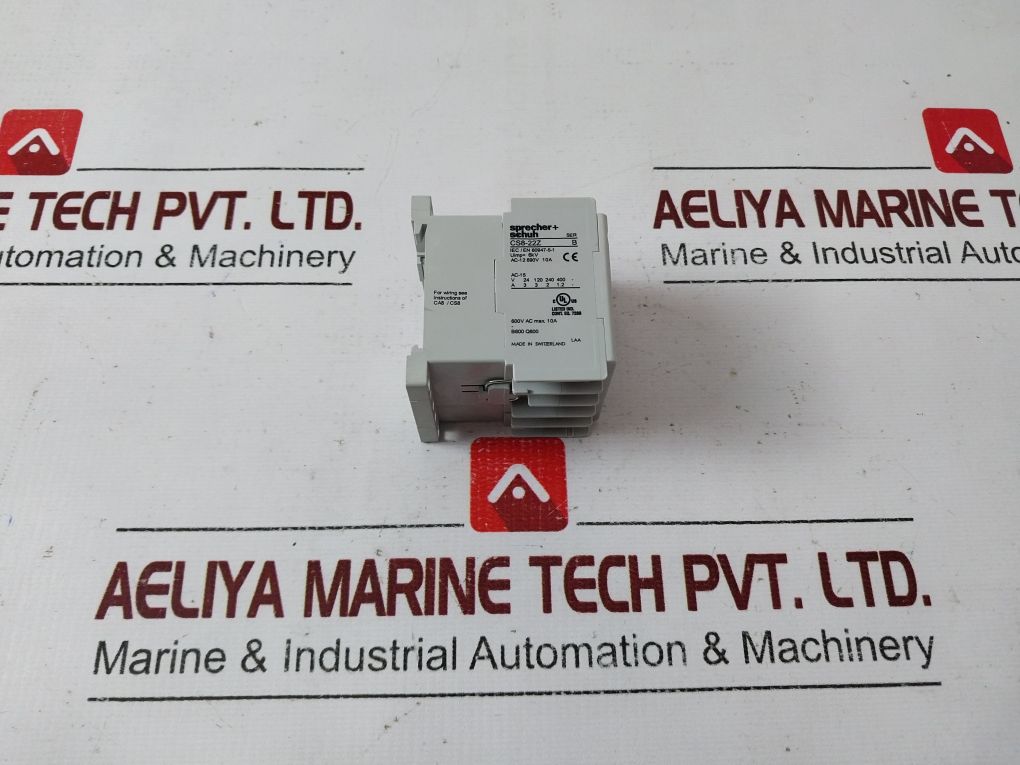 Sprecher Schuh Cs8-22Z Control Relay