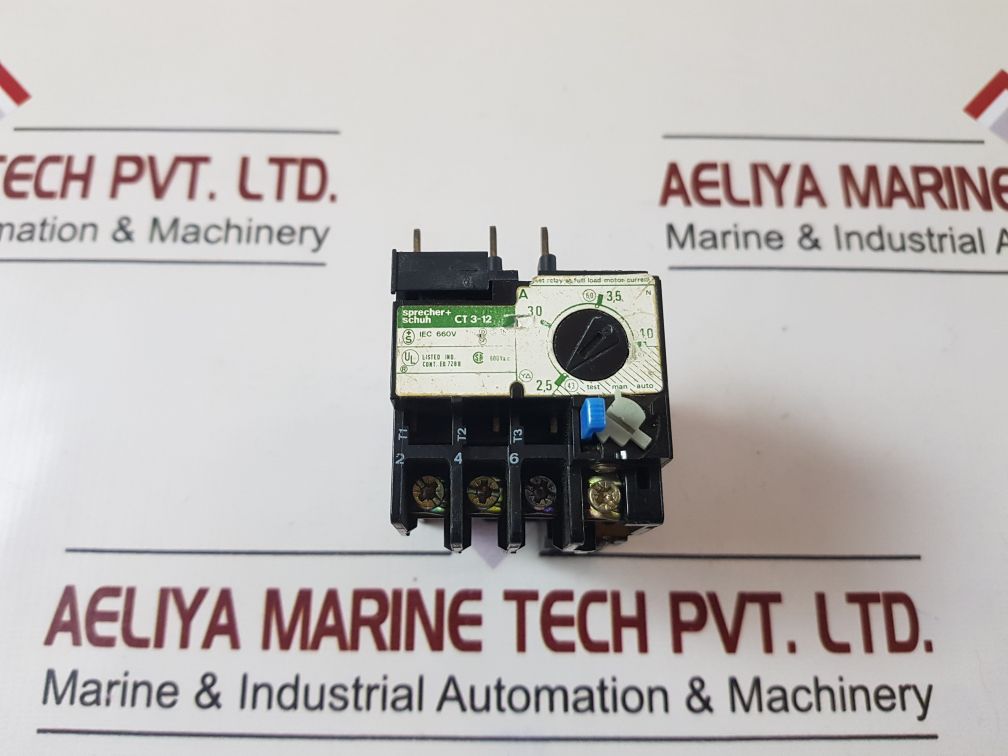 Sprecher+Schuh Ct 3-12 Overload Relay