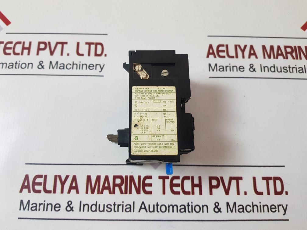 Sprecher+Schuh Ct 3-12 Overload Relay