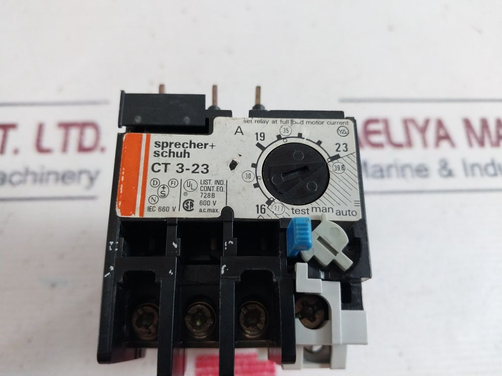 Sprecher+Schuh Ct 3-23 Overload Relay
