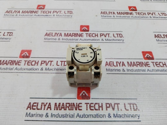 Sprecher + Schuh Cze 3 Time Delay Relay 660V Ac 16A