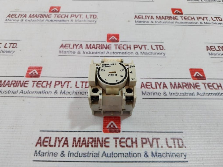 Sprecher + Schuh Cze 3 Time Delay Relay 660V Ac 16A