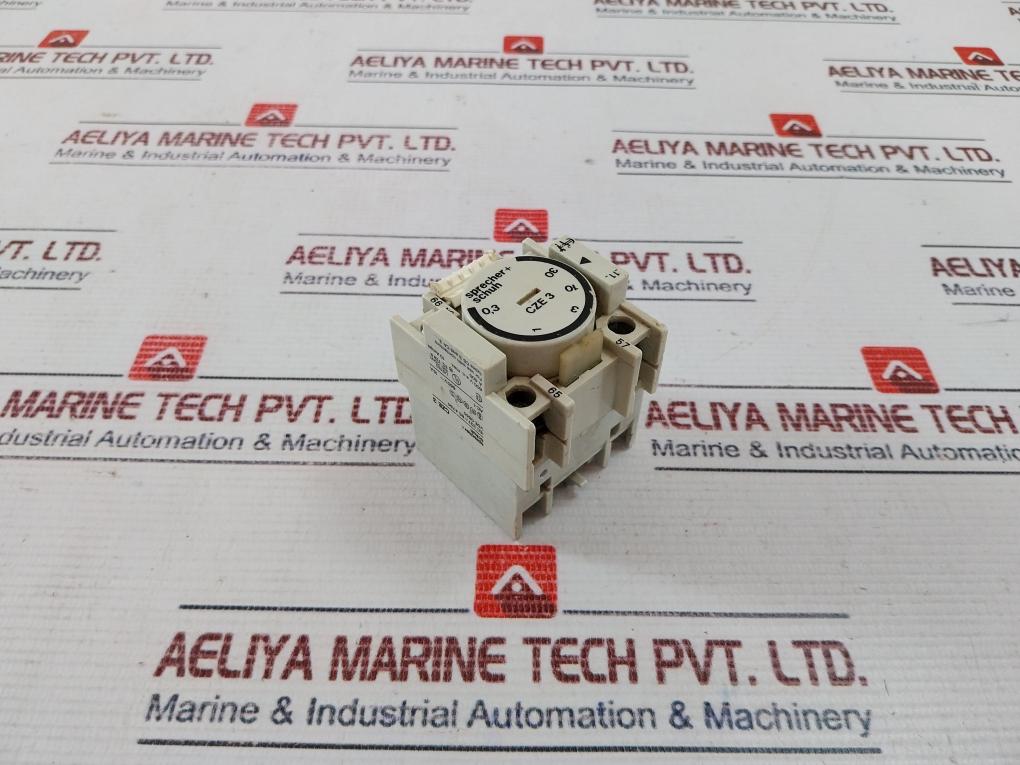 Sprecher + Schuh Cze 3 Time Delay Relay 660V Ac 16A