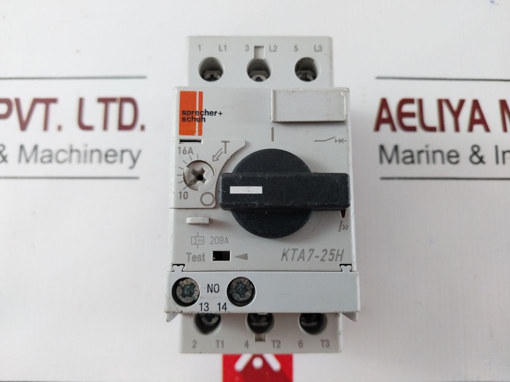 Sprecher+Schuh Kta7-25H-16A Motor Starter/Circuit Breaker Kt7-pe1-10