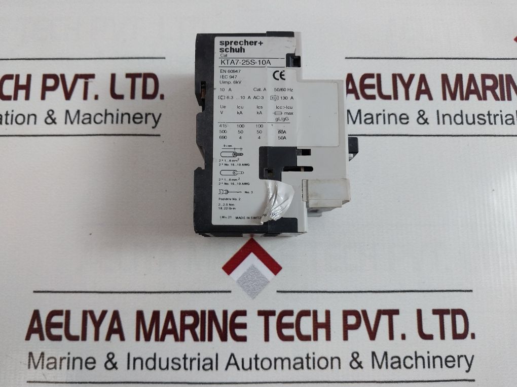Sprecher+Schuh Kta7-25S-10A Motor Starter/Motor Controller