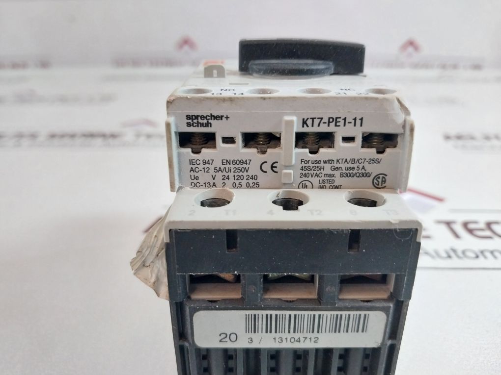 Sprecher+Schuh Kta7-25S-10A Motor Starter/Motor Controller