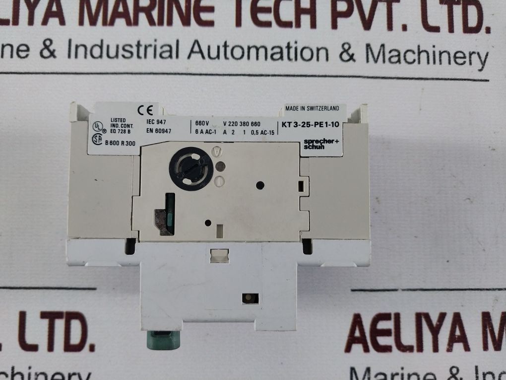 Sprecher+Schuh Kt3-25-pe1-10 Manual Motor Starter