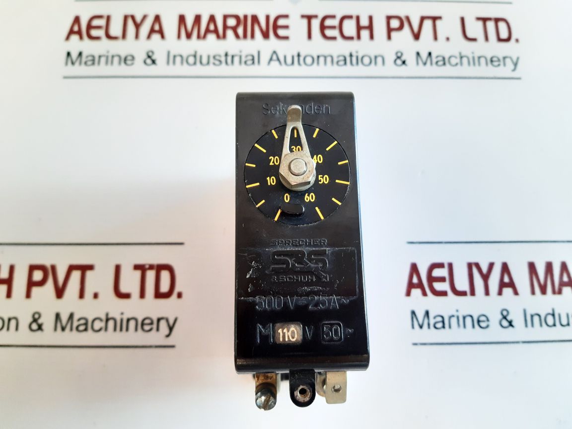 Sprecher & Schuh Rbz Time Delay Relay
