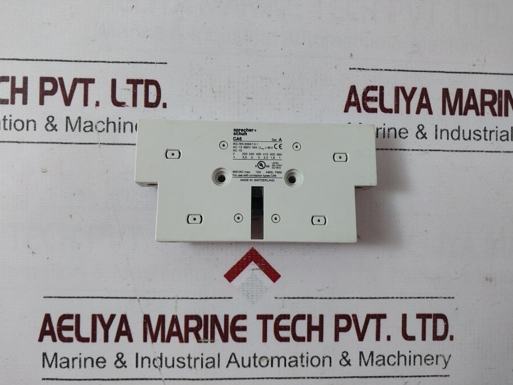 Sprecher+Schuh Ca6 S1-11 Auxilary Contact Block Ser.A