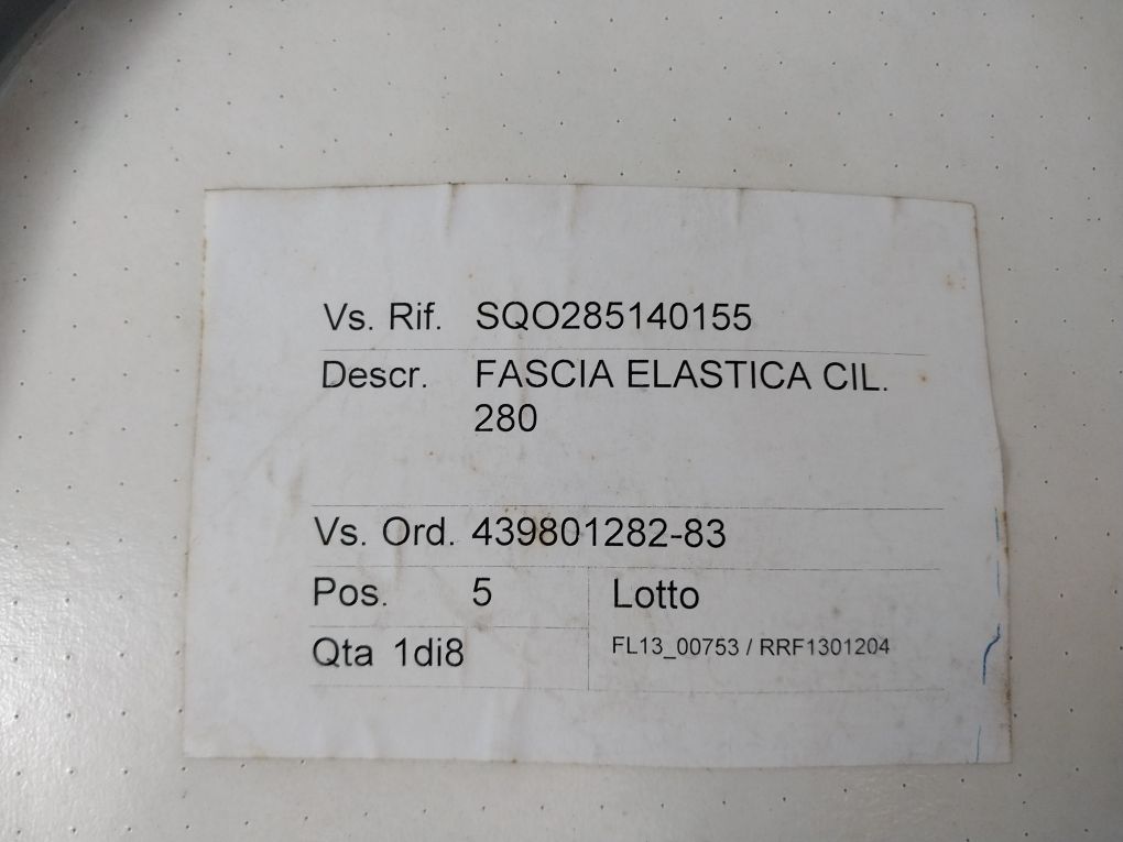 Lot Of 7X Fascia Elastica Sqo285140155 Cylinder 280 Piston Ring