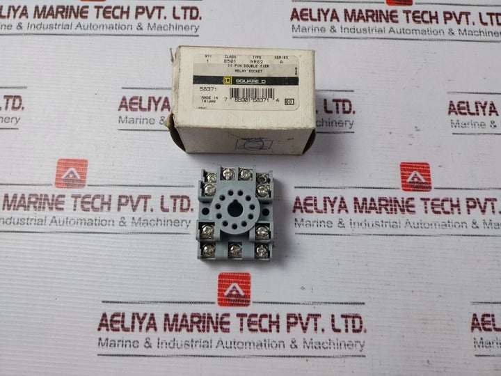 Square D 8501 Nr62 Relay Socket 10 Amp 300V