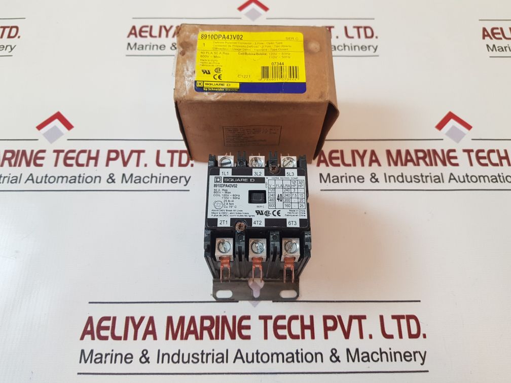 Square D 8910Dpa43V02 Definite Purpose Contactor Ser.C