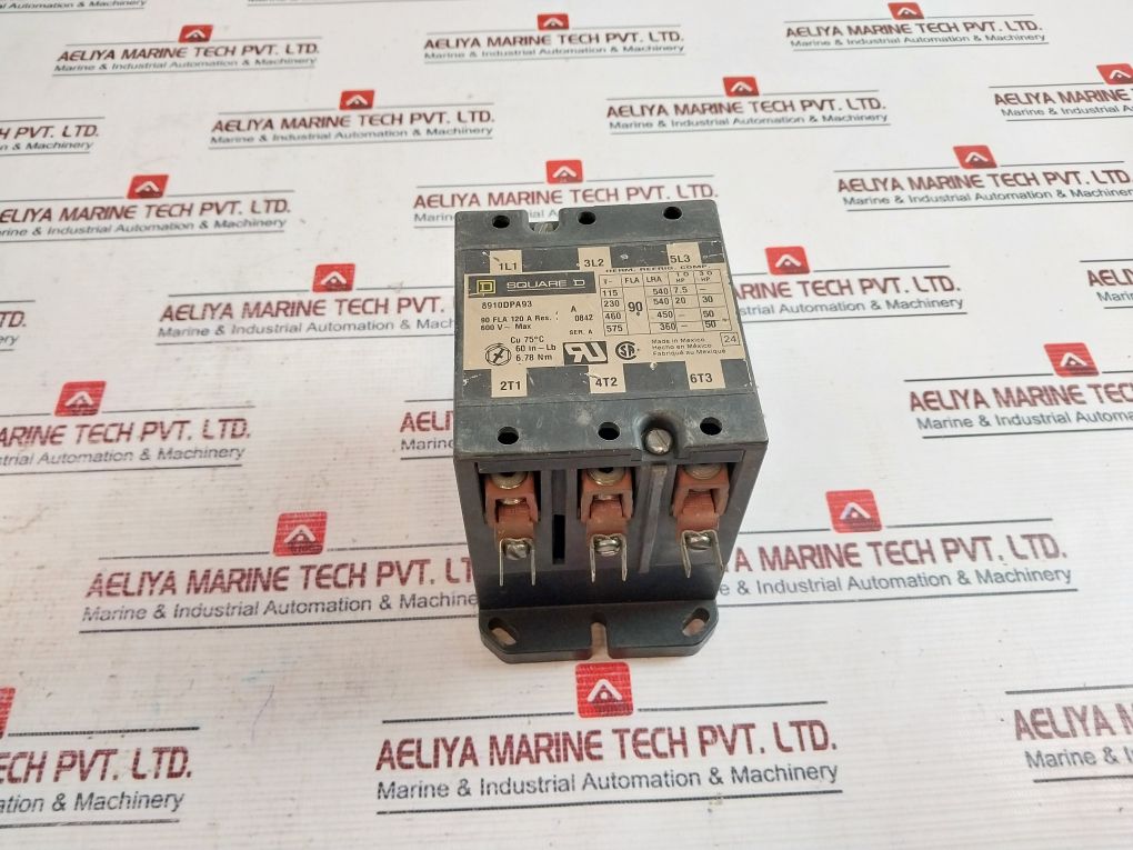 Square D 8910Dpa93 Definit Purpose Contactor 600V