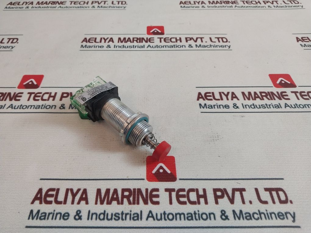 Square D 9001 Ka2 Stop Button W/Red Boot