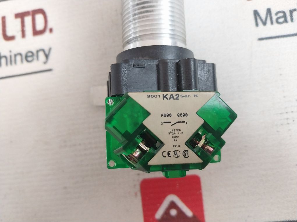 Square D 9001 Ka2 Stop Button W/Red Boot