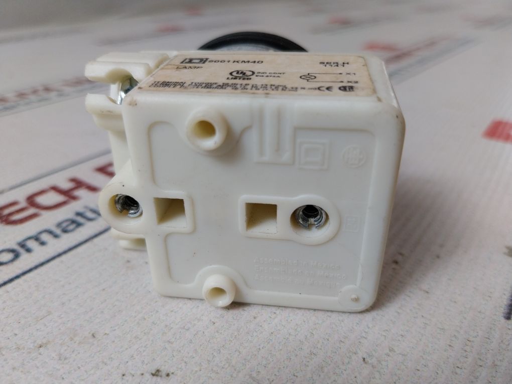 Square D 9001 Km40 Lamp Push Button Switch