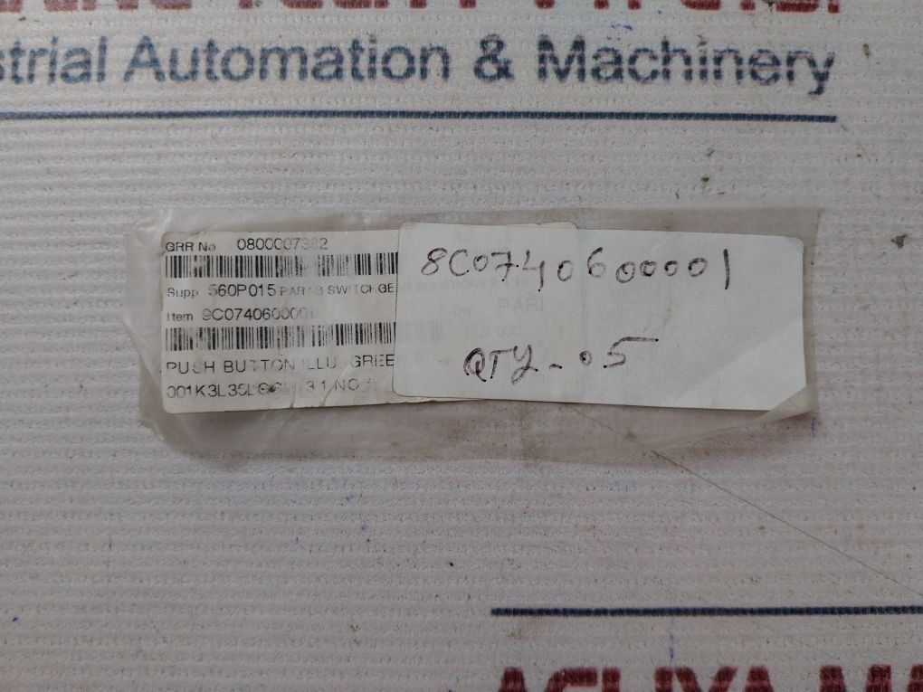Square D 9001K3L35Lggh13 Illuminated Pushbutton 9C0740600001