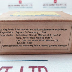 Square D 9065Co1 Thermal Overload Relay