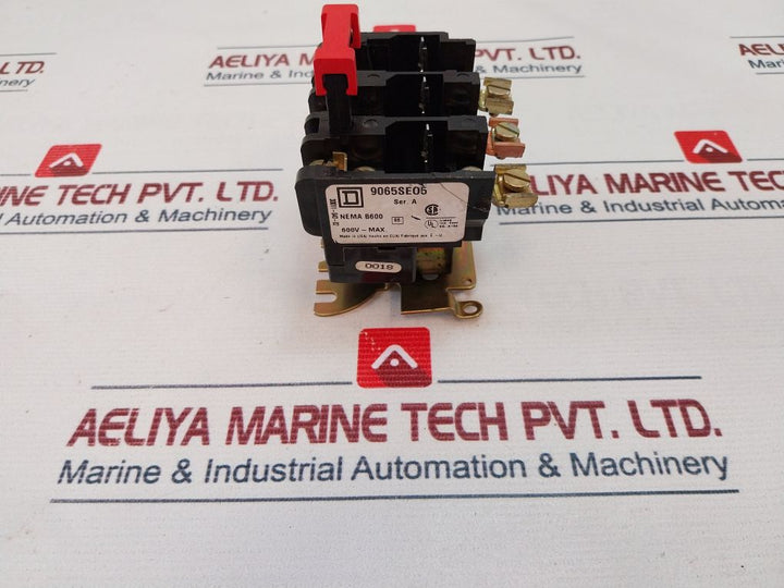 Square D 9065Se05 Thermal Overload Relay 600V~