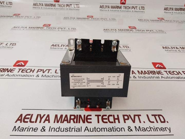 Square D 9070Eo3D12 Industrial Control Transformer