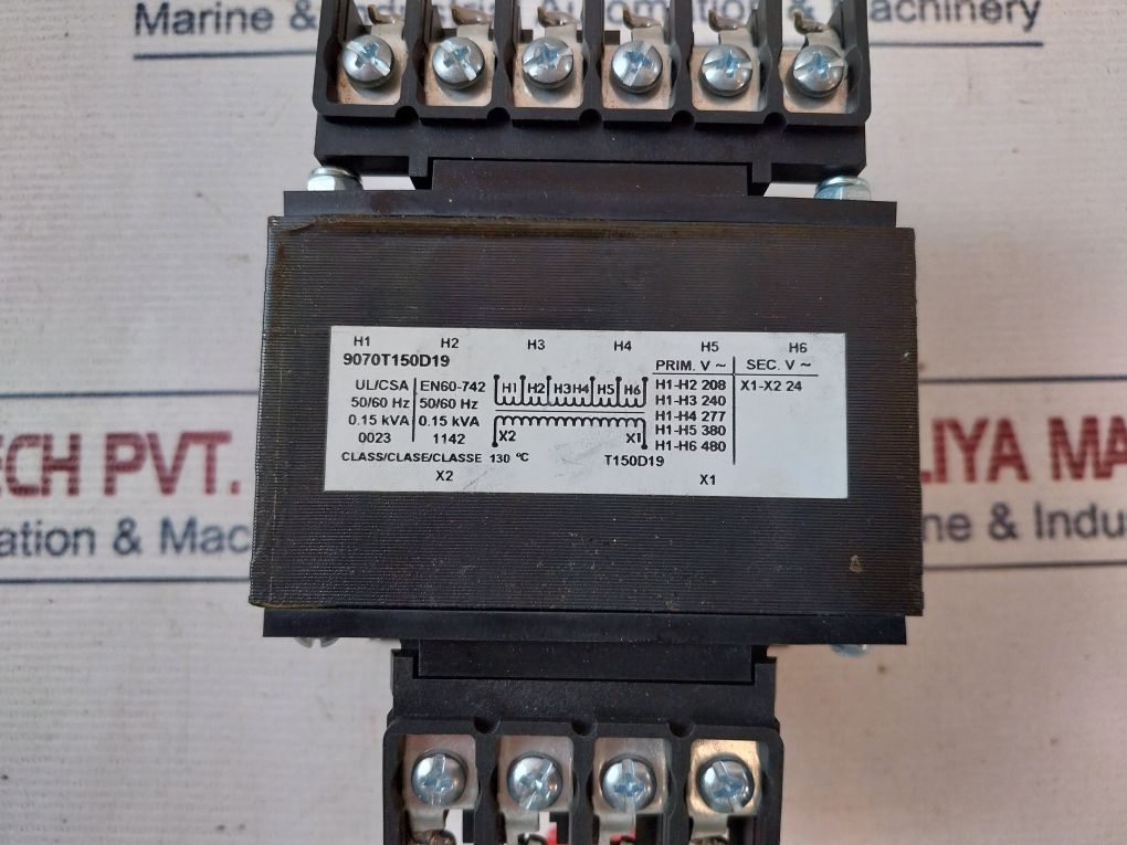 Square D 9070T150D19 Industrial Control Transformer
