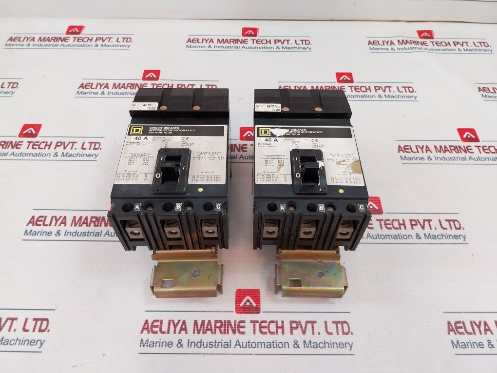 Square D Fh36040 Circuit Breaker 600 V~