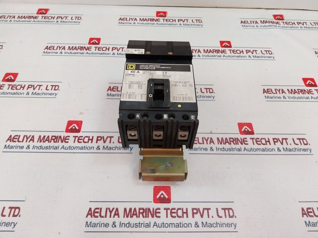 Square D Fh36040 Circuit Breaker 600 V~