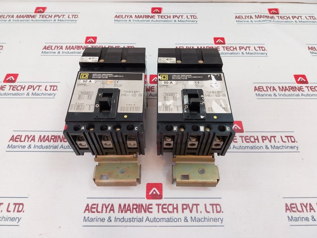 Square D Fh36050 Circuit Breaker 50A