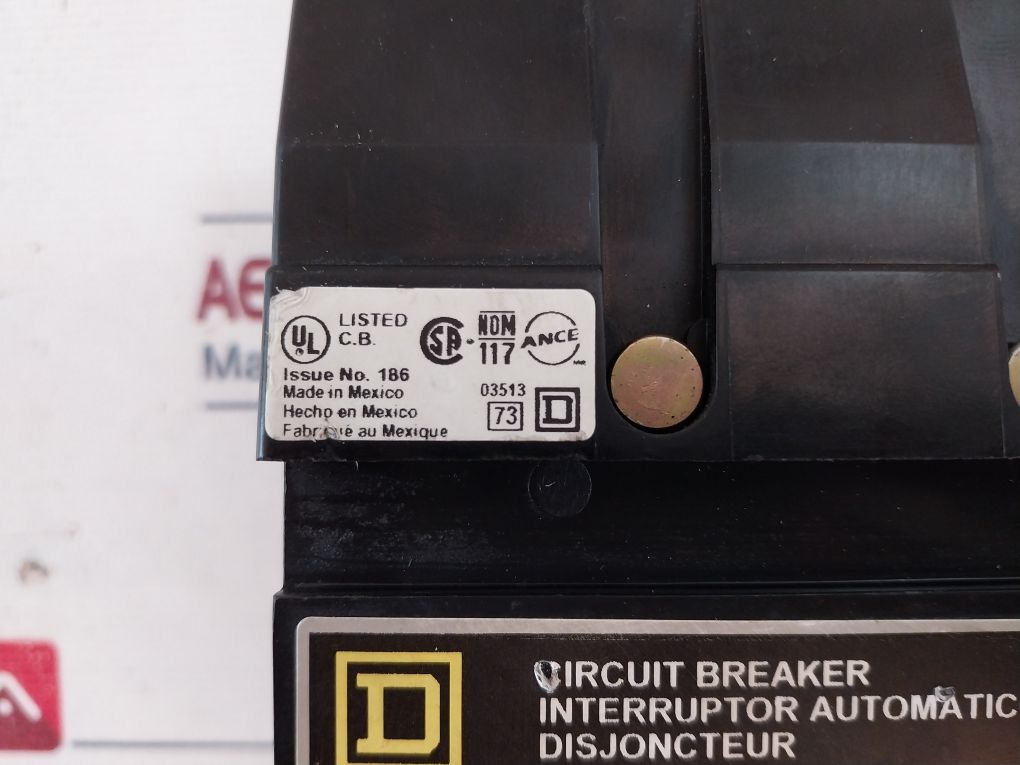 Square D Fh36050 Circuit Breaker 50A