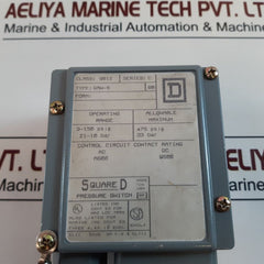 Square d gaw-5 pressure switch