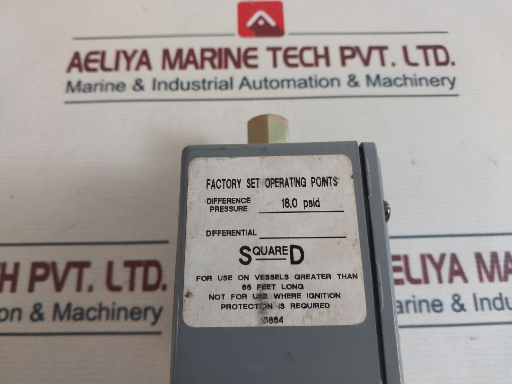 Square D Ggw-4 9831 Series C Pressure Switch